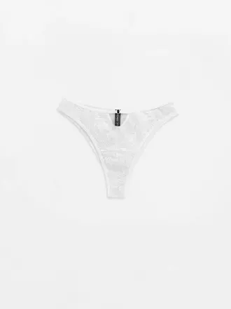 Трусы бразилиана с фигурным вырезом conte mystery garden lbr 3116 off white, , 94/S, CONTE ELEGANT, - 1