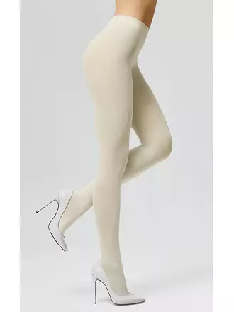 Теплые колготки из микрофибры minimi napoletano 100 avorio, , 2, MINIMI, - 1