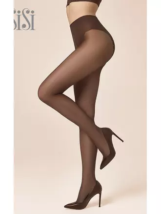 Колготки с ажурными трусиками sisi style 15 moka, , 3, SISI, - 1