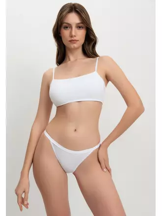 Трусы «танга» conte comfort cotton lta 5570 white, , 102/L, CONTE ELEGANT, - 1