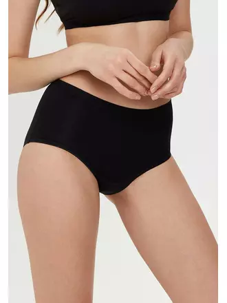 Трусы женские "слипы" высокой посадки basic collection lb 2016 black, , 102/L, CONTE ELEGANT, - 1