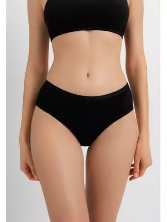 Трусы «бикини» comfort cotton lb 5572 black, , 102/L, CONTE ELEGANT, - 1