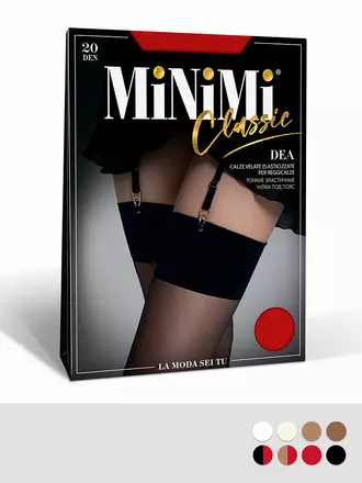 Чулки женские minimi dea 20 nero, , 2 (S/M), MINIMI, - 1