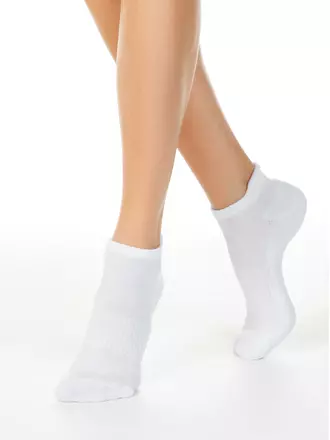 Носки женские esli active (короткие, махр. стопа) 078 белый, , 36-39 (23-25), ESLI, - 1