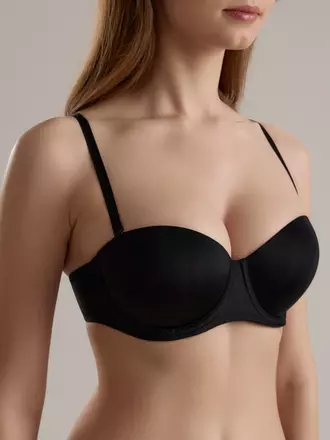 Бюстгальтер балконет пуш-ап conte day by day rb8144 черный, , 70B, CONTE ELEGANT, - 1