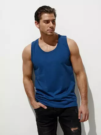 Майка мужская omsa cotton u1101 blu, , 48 (L), OMSA, - 1