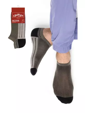 Мужские укороченные носки omsa active 109 militari, , 39-41 (25-27), OMSA, - 1