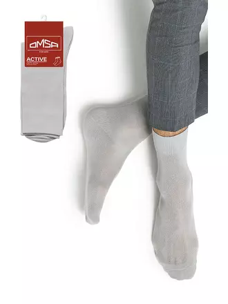 Носки мужские omsa active 103 grigio chiaro, , 42-44 (27-29), OMSA, - 1