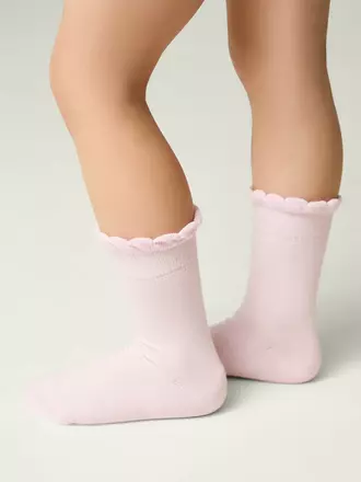 Носки для девочек tip-top 1022 светло-розовый, , 12, CONTE-KIDS, - 1