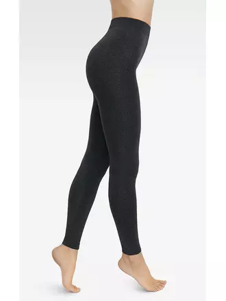 Легинсы теплые с флисом minimi piuma 260 grigio melange, , 3, MINIMI, - 1