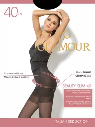 Колготки glamour beauty slim 40 glace, , 2, GLAMOUR, - 1