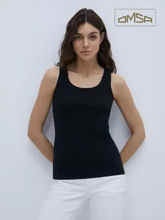 Майка женская omsa d1101 nero, , 44 (S), OMSA, - 1