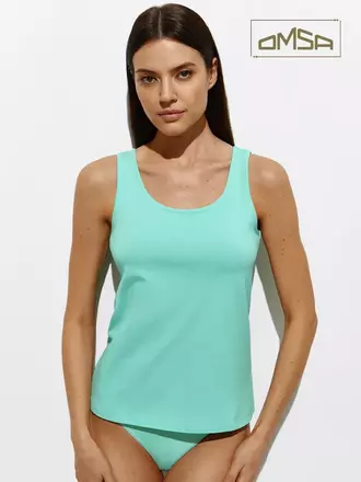 Майка женская omsa d1101 menta, , 44 (S), OMSA, - 1