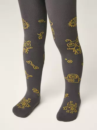 Колготки детские conte-kids sof-tiki 695 темно-серый, , 92-98 (14), CONTE-KIDS, - 1