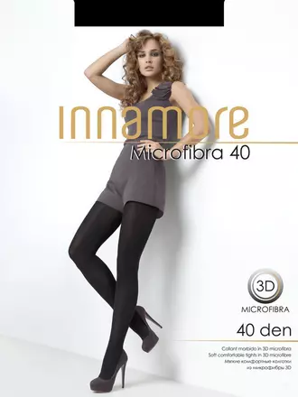 Колготки innamore microfibra 40 cappucino, , 2, INNAMORE, - 1