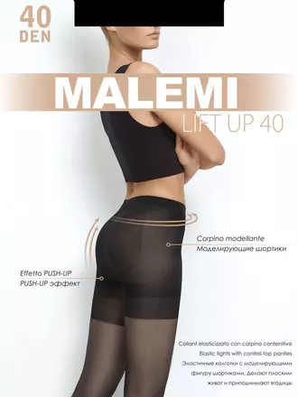Колготки malemi lift up 40 daino, , 3, MALEMI, - 1
