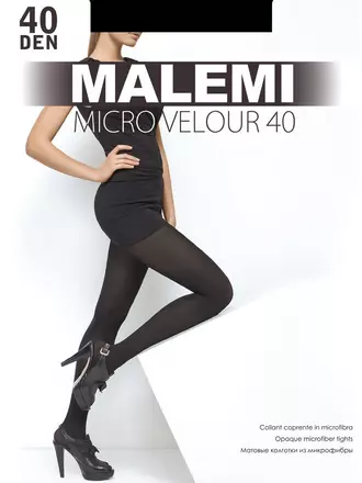 Колготки malemi micro velour 40 daino, , 3, MALEMI, - 1