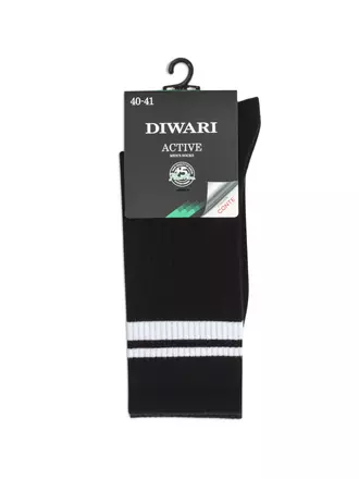 Удлиненные мужские носки diwari active 231 черный, , 40-41 (25), DIWARI, - 1