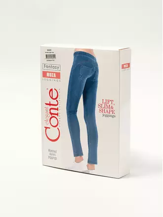 Леггинсы женские muza bright blue, , 170-94/S, CONTE ELEGANT, - 1
