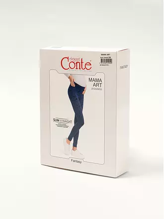 Ультракомфортные леггинсы для беременных с трендовым рисунком mama art denim, , 164-94/S, CONTE ELEGANT, - 1