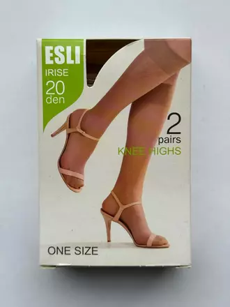 Гольфы женские esli irise 20 (2 пары) castoro, , 36-39 (23-25), ESLI, - 1