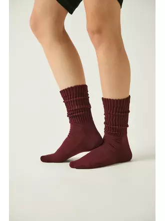 Носки женские (махровая стопа) conte comfort 750 темно-бордовый, , 39-41 (25-27), CONTE ELEGANT, - 1