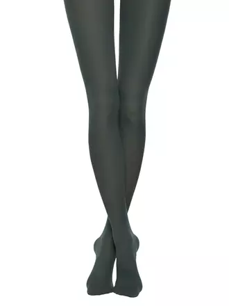 Женские меланжевые колготки trendy melange 60 verde, , 3, CONTE ELEGANT, - 1