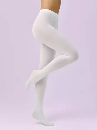 Теплые колготки с флисом omsa groenland bianco, , 2, OMSA, - 1