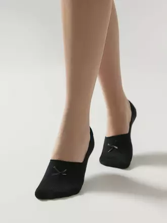 Подследники женские (с декором) conte classic 1114 черный, , 36-39 (23-25), CONTE ELEGANT, - 1