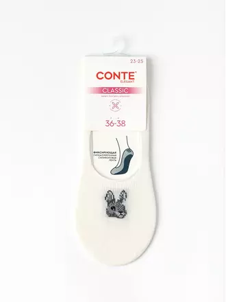 Подследники женские conte classic 1117 молочный, , 38-41 (25-27), CONTE ELEGANT, - 1