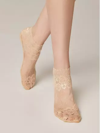 Носки женские esli is006 beige, , 36-39 (23-25), ESLI, - 1