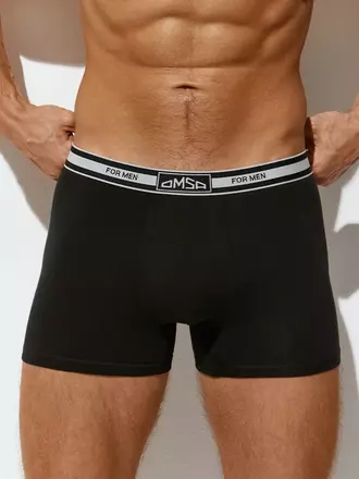 Трусы мужские боксеры с открытой резинкой omsa omb 1234 nero, , 50 (XL), OMSA, - 1