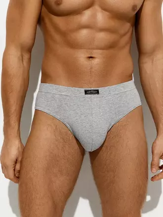 Трусы мужские слипы omsa omb 1223 grigio melange, , 50 (XL), OMSA, - 1