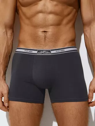 Трусы мужские боксеры omsa omb 1234 grigio scuro, , 50 (XL), OMSA, - 1