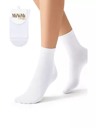 Носки женские minimi mini cotone 1202 bianco, , 36-38 (23-25), MINIMI, - 1