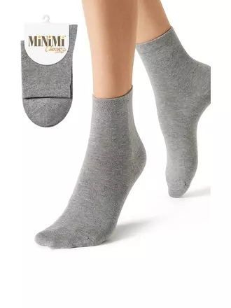 Носки женские minimi mini cotone 1202 grigio melange, , 36-38 (23-25), MINIMI, - 1