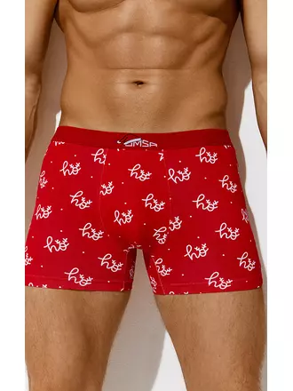 Трусы мужские боксеры omsa omu 1234-24b new year rosso, , 46 (M), OMSA, - 1