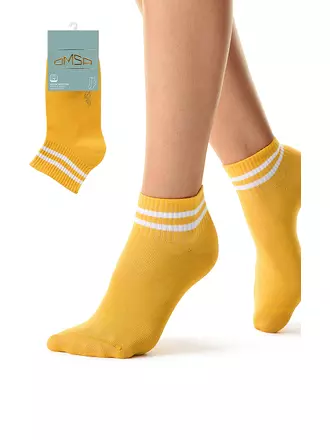Укороченные носки женские omsa active 154 giallo, , 36-38 (23-25), OMSA, - 1