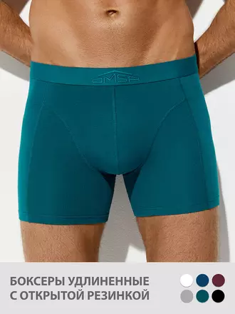 Мужские трусы «боксеры» bamboo omsa omb 1250 oceania, , 50 (XL), OMSA, - 1
