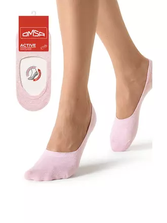 Подследники с меланжевым эффектом omsa active 171 rosa melange, , 36-38 (23-25), OMSA, - 1