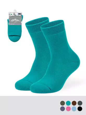 Теплые детские носки omsa kids calzino 21c05 acqua, , 31-34 (18-20), OMSA, - 1