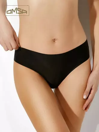Трусы женские слипы omsa omd 2211b invisible slip nero, , 42 (XS), OMSA, - 1