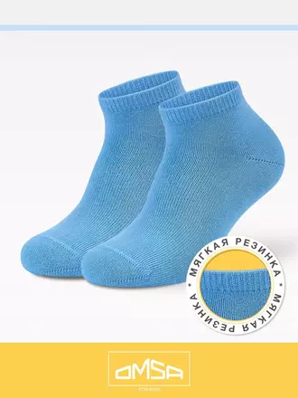 Носки детские укороченные omsa kids calzino 21c02 blu, , 31-34 (18-20), OMSA, - 1