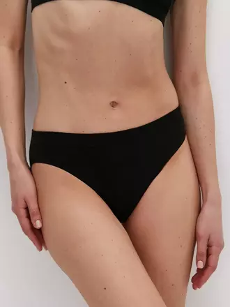 Бесшовные трусы «слипы» omsa omd 2211s cotton slip nero, , 44 (S), OMSA, - 1