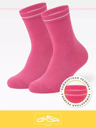 Носки детские (лапки на стопе) omsa kids calzino 21p61 rosa, , 23-26 (14-16), OMSA, - 1