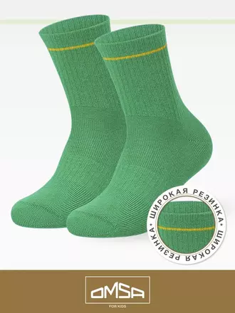 Носки детские с высокой резинкой omsa kids calzino 21s05 erba, , 27-30 (16-18), OMSA, - 1