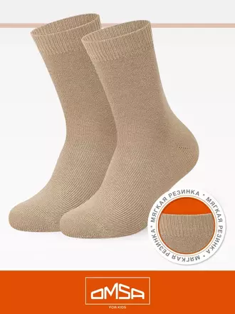 Носки детские omsa kids calzino 21c03 beige scuro, , 23-26 (14-16), OMSA, - 1