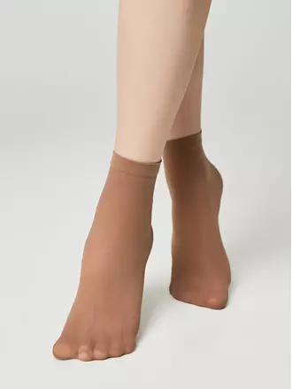 Носки женские tulle (2 пары) bronz, , 36-39 (23-25), CONTE ELEGANT, - 1