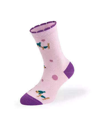 Носки детские (собачки) omsa kids calzino 21p63 viola, , 31-34 (18-20), OMSA, - 1