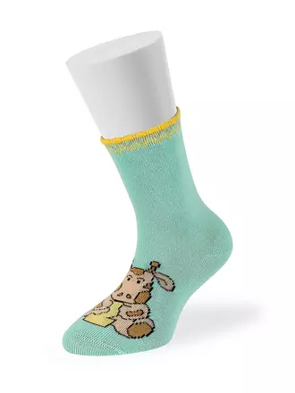 Носки детские (цифры) omsa kids calzino 21p70 menta, , 23-26 (14-16), OMSA, - 1